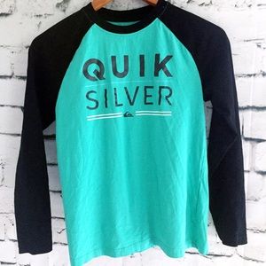 Boys Quicksilver Long Sleeve T Sz L
